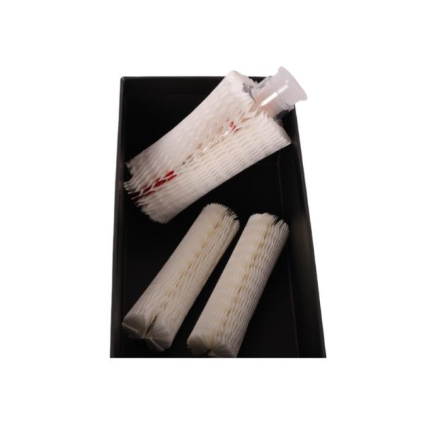 Customized Honeycomb Paper Sleeve Fillable Wine Bottle Protective Packaging Wrappable