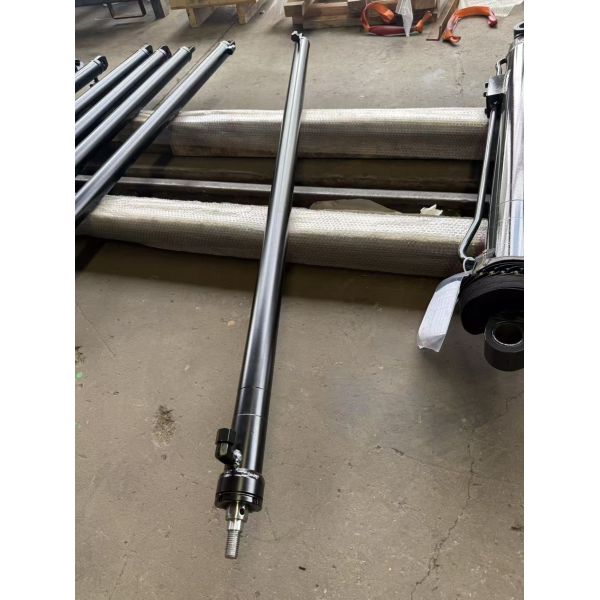 Double Acting Telescopic Piston Cylinder With Hard Chrome Plated Surface Steel Construction