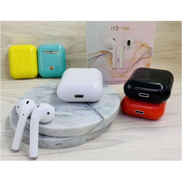 Wireless TWS Bluetooth Earphone I12 BT Earbuds 30mAh Battery With Charging Case
