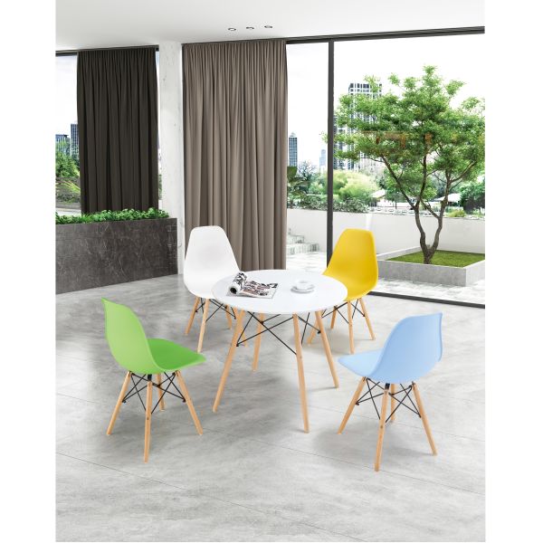 Gray Modern Plastic Chair Ergonomic Design for Office Meeting Room Cafeteria and Waiting Area Seating