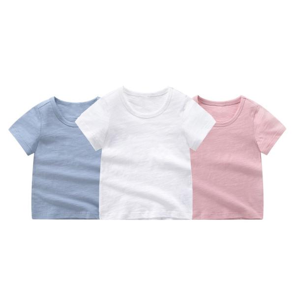 cotton  short sleeve Blank  T shirts infants short t safty t shirts  knit wear soft breathable t shirts