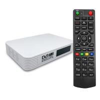 Boîtier décodeur du décodeur Mpeg4 de la boîte H 265 du T2 TV d'USB PVR DVB d'interface