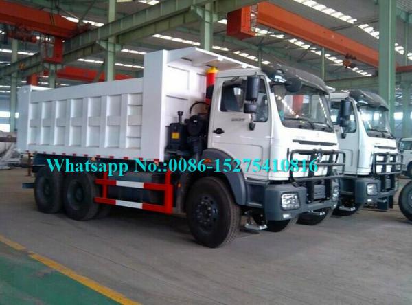 Yellow Color North Benz 2638K 380HP 6x6 All Wheel Drive 10 wheeler Dumper Truck Tipper NG80B Cabin For DR CONGO KENYA
