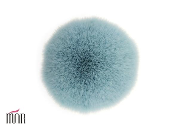 Blue Cute Mushroom Foundation Kabuki Brush Face Cleaning Makeup Brushes