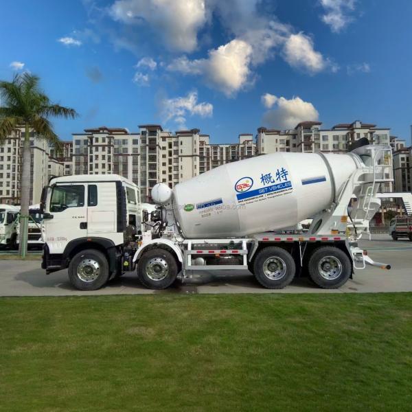 Camión mezclador de hormigón diesel de 10 cbm 350 hp con chasis de camión pesado Sinotruk HOWO Tx 8X4
