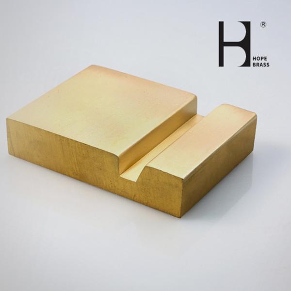 Anti-Corrosion long use time good quality Copper Alloy Profiles Brass Extrusion for Decoraion CuZn38Pb1.5 Manufacturer