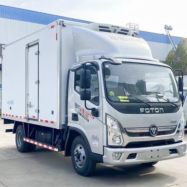 Foton Aoling 4.2m Diesel Refrigerated Truck The Optimal Solution for Seafood and Live Fish Transport