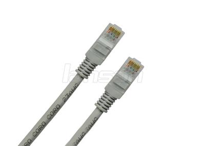 Cabo RJ45 da rede Ethernet do círculo Cat6 do CCA ao revestimento de PVC masculino de cabo de remendo RJ45
