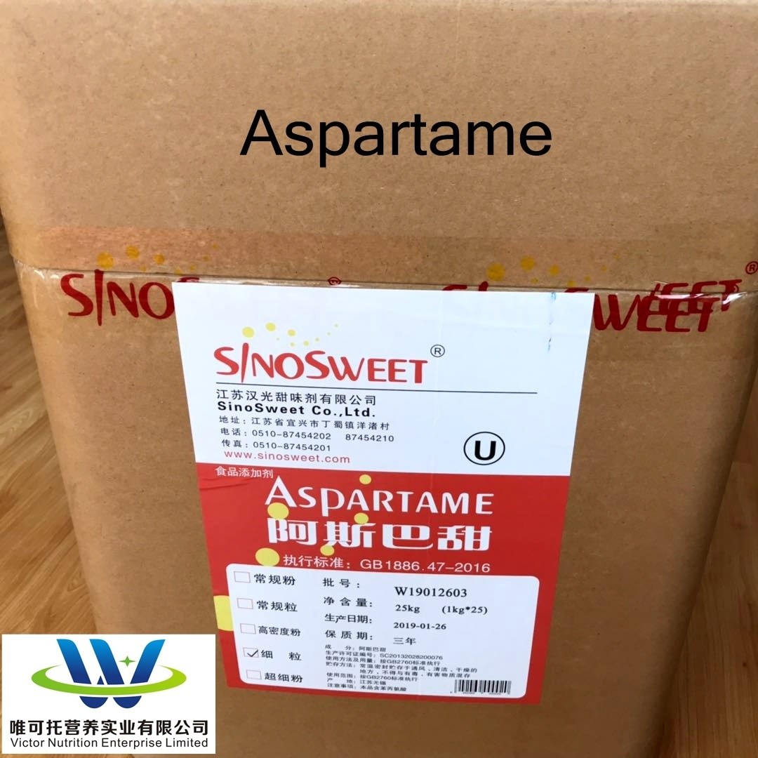 Chinese Food Production Industry Aspartame Powder Food Grade for Stabilization Effect