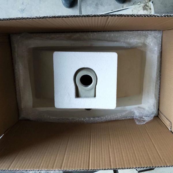 Porcelain Vanity Top Bathroom Sink 60CM Ceramic Vessel Vanity Sink White