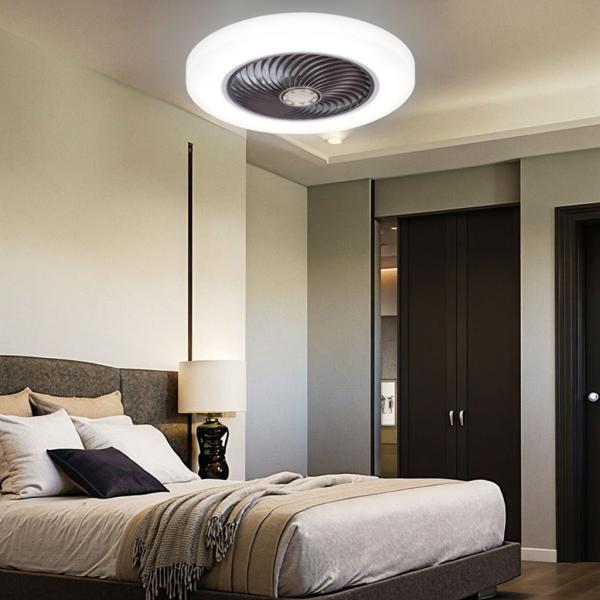 エネルギーを節約するダイマー可能なLED天井扇風機 現代のデザインスタイルとLED技術