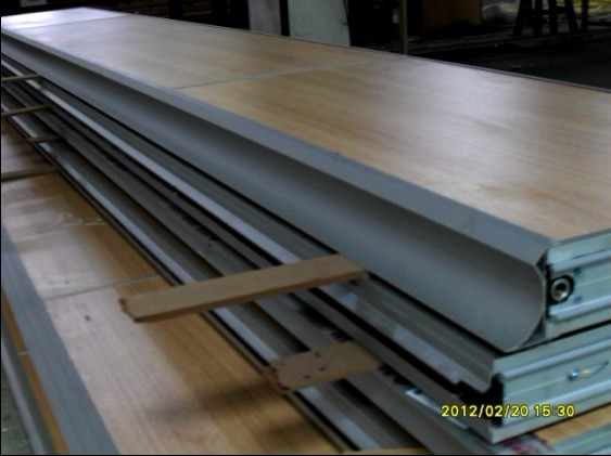 Meeting Room Wooden Partition Wall Aluminum Sound Proof Doors