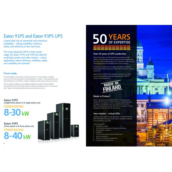 Модуль Eaton UPS серии 93PS 8-30 кВт 10 кВт 15 кВт 20 кВт 60 кВт 12 кВт 24 кВт батарея 3 фазы для замены питания серии 9355 кВт