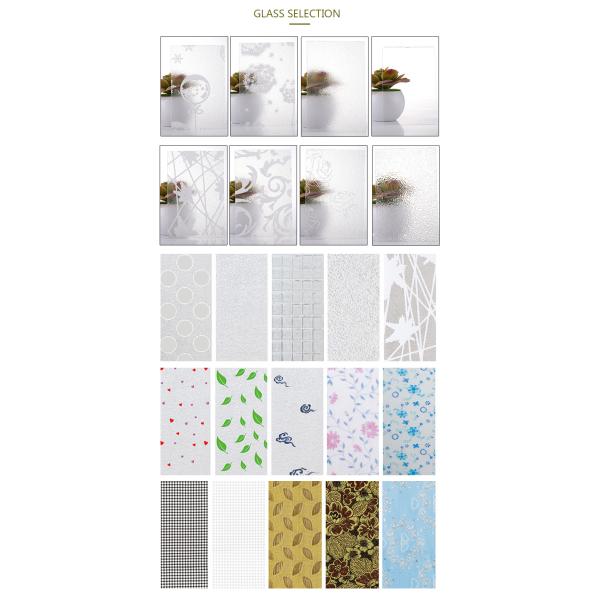 законченная поверхность двери складчатости ПВК 10мм пластиковая внутренняя сползая