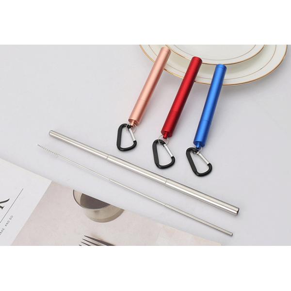 Bar Drinking 10.5 Stainless Steel Straws With Cleaner FDA Approved Reusable