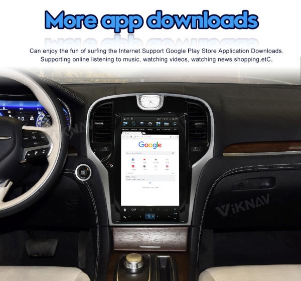 13.3inch Automotive Multimedia Players For Chrysler 300C 2012 2013 2014 -2019