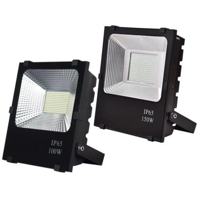 alojamento de alumínio preto impermeável das luzes de inundação do diodo emissor de luz de 3000K 4000K Smd