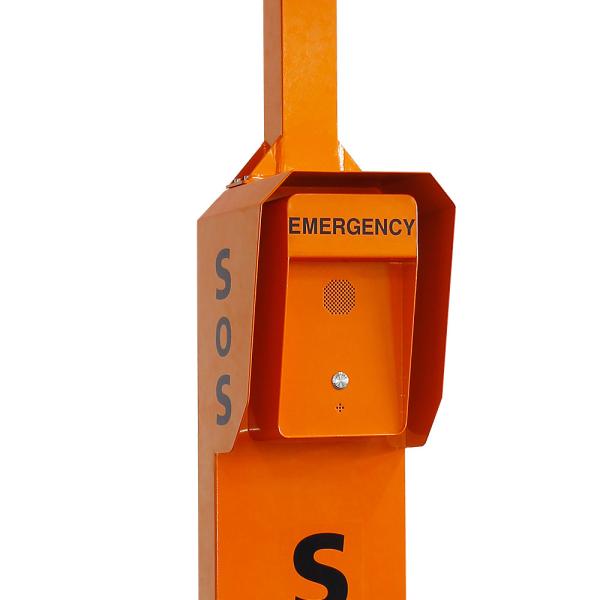 Telefone exterior da emergência da linha de apoio ao cliente SOS do seletor da velocidade, telefone IP66 da emergência da estrada