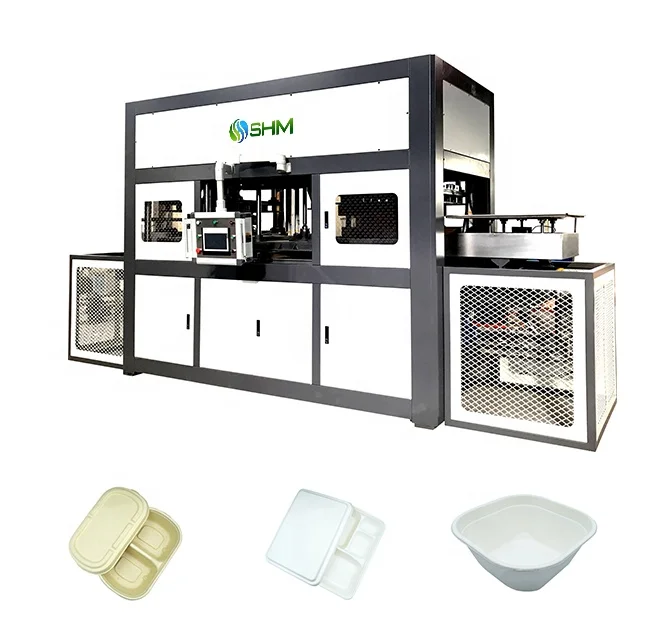 Bagasse Pulp Molding Machine Fiber Molding Machine No Installation Required Makes Paper Cup Lids