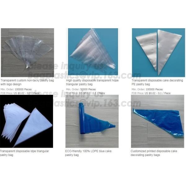 PE Plastic Icing Piping Cake Decorating Pastry Bag Candy Making Bags, Cake Cream, Decorating, Pastry Bags, Piping, Pastr