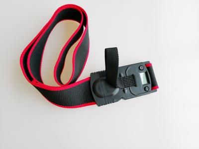 ABS Material TSA Luggage Strap Lock H001 Show Led Number 80.6g With Belt