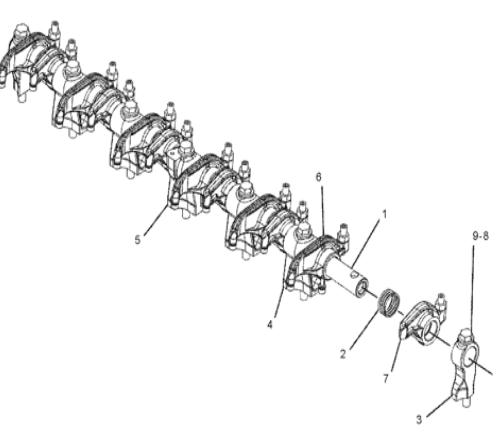 330D C9 Rocker Arm 163-2447 213-9320 544-0520 241-4806 1632447 2139320 5440520 2414806