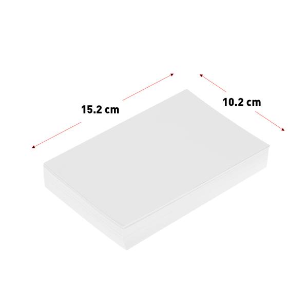 White Glossy Surface 12.7x8.9cm Inkjet Photo Paper