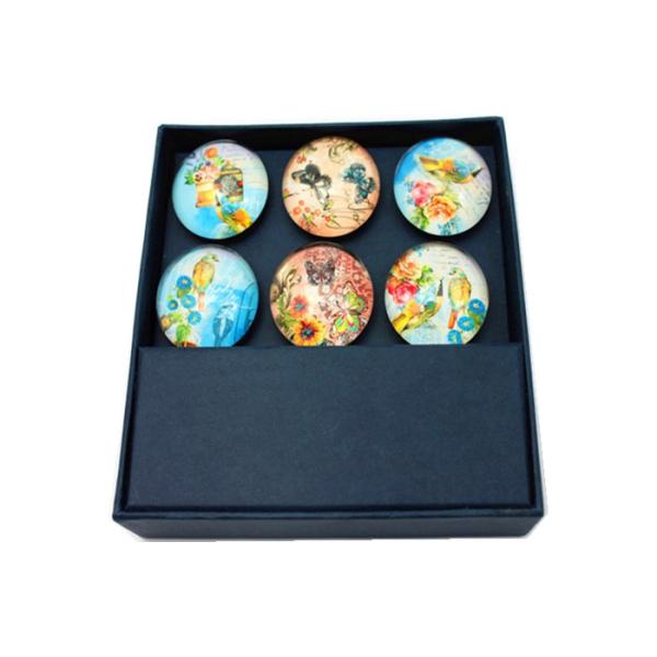 Souvenir touristique personnalisé 35 mm réfrigérateur aimant dôme de verre r