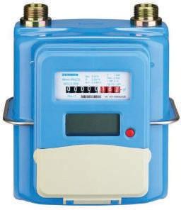 Steel 2 Pipe Diaphragm G2.5S Smart Gas Meter With EN1359:1998 Standard