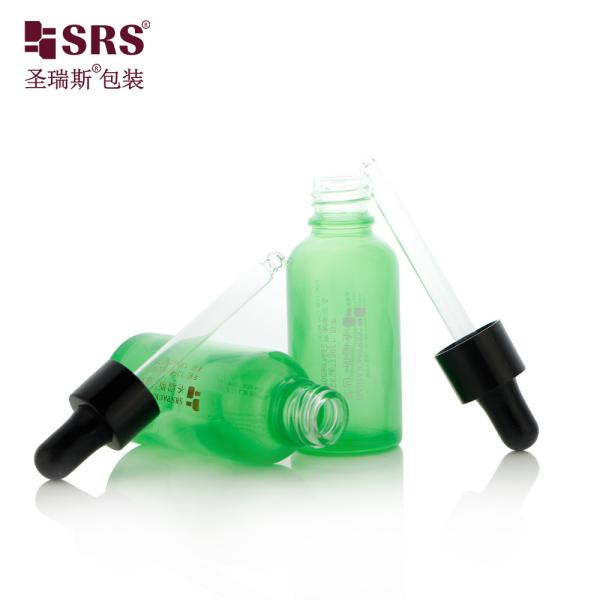 Industrial Glass Dropper Bottle Tranlucent Coating For Cosmetic Pharmaceutical