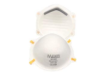 Non Woven Fabric Dust Protection Mask , Ffp1 Dust Mask With Aluminum Nose Clip