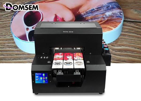 Multi - Funtional Inkjet A4 UV Flat Bed Printer Metal Material 110V/220V DOMSEM