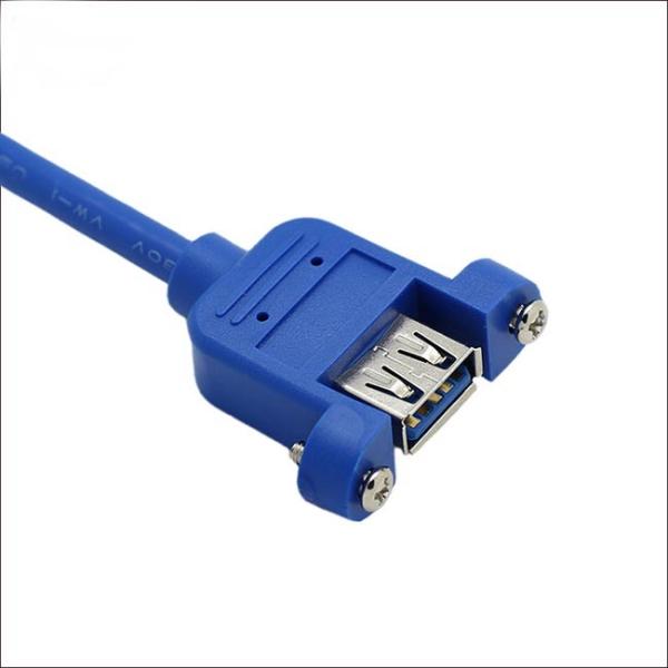 Extension Cable With Ears Blue PVC 2m 3m Usb 3.0 Male To Female