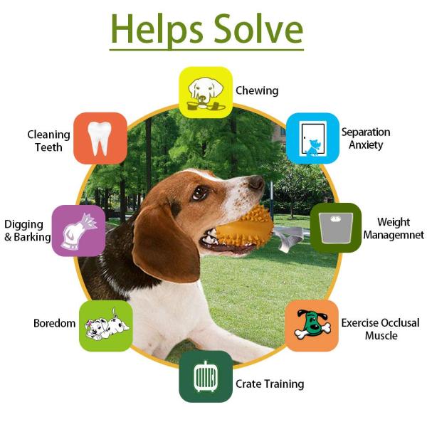 Зубы очищая игрушки жевания собаки жесткие, взаимодействующие игрушки жевания собаки для агрессивного Чеверс