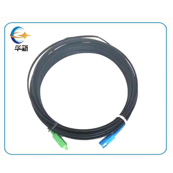 1-2 Core Multimode Fiber Patch Cable For High Bandwidth Green And Blue Connector House Color