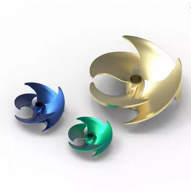 Stainless 304 3 Blade Electric 36inch Outboard Propellers Aluminum