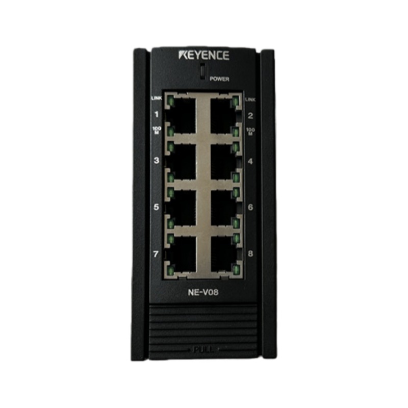 KEYENCE NE-V08 Ethernet Switch  Ports Network Convergence Adapted to Factory