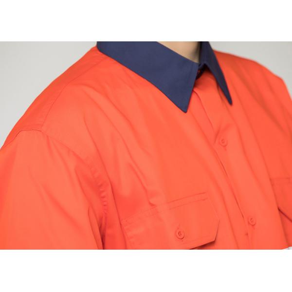 Double Stitching Safety Work Clothes High Visable Orange Jacket Bib Pants Suit