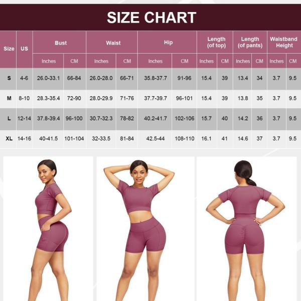 Plus Size HEXIN Estilo Mulheres Outfits de Yoga em Duas Peças Tops de Crop Curvos Shorts Activwear