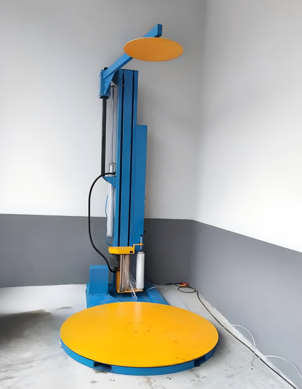 PRY-1500/1650/1500D/1650D Electric Automatic Pallet Stretch Wrapping Machine with PLC Control