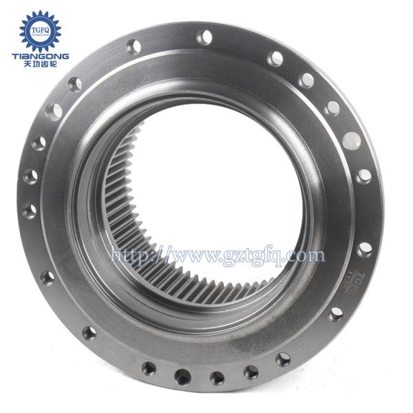 Método de procesamiento del engranaje anular oscilante Engranaje de excavadora hecho de acero/aleación para maquinaria pesada