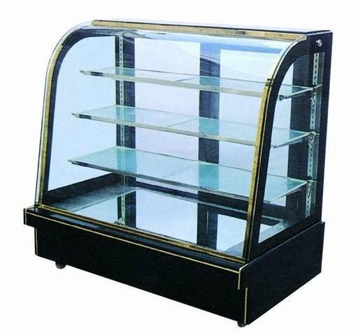 Fan Cooling Cake Showcase Chiller For Merchandising Food And Drink Items