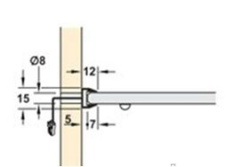 14.5*11.4mm 6063 T3-T8 Anodized LED Aluminum Profile for Surface Mounted LED Strip Channel