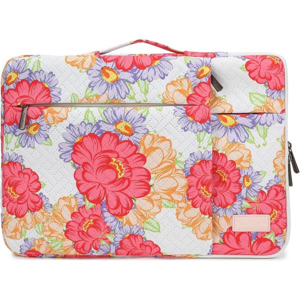 Protective Laptop Sleeve Case Bag,Laptop Cover with Handle and Luggage Strap for iPad 12.9 inch,MacBook Pro Air 13