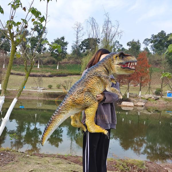 Títere de mano de Tiranosaurio Rex a prueba de sol, títere de dinosaurio de cuerpo completo para espectáculos