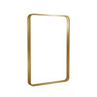 Le profil en aluminium de forme de cadre rectangulaire de miroir a anodisé le coin arrondi balayé