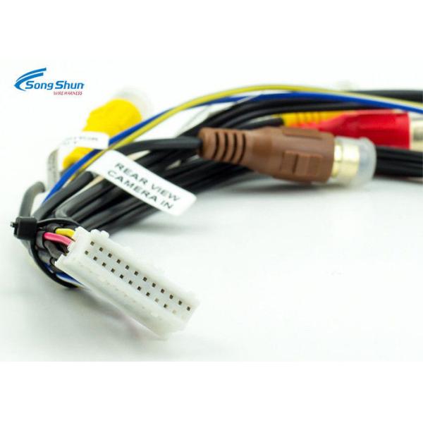 Home Appliance Auto Car Audio Extension Cable , 10 Inch 250mm RCA Audio Wiring Harness