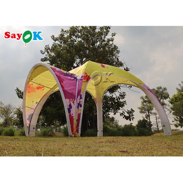 Inflatable Lawn Tent Waterproof Oxford TPU Inflatable Air Spider Dome Tent
