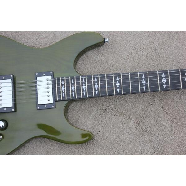 2017 LAVISH new style Grass green FMS custom Solid ELM electric guitar fingerboard ebony Free shipping Factory direct sa