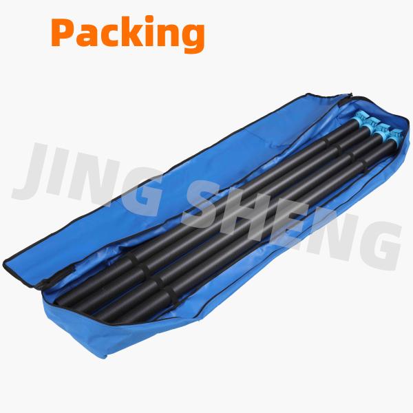 40FT 50mm OD Carbon Fiber Gutter Vacuum Pole for  Factory Aerial Piping – Strong locking system, complete range of accessories, durable, OEM
